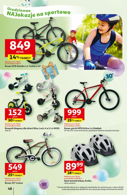 Auchan - gazetka promocyjna Te URODZINY są NAJ Hipermarket od czwartku 08.05 do środy 14.05 - strona 52