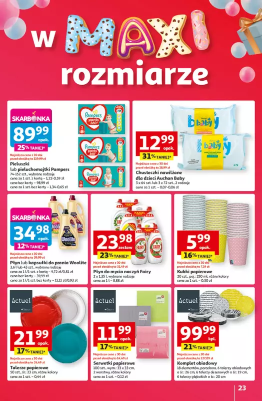 Auchan - gazetka promocyjna Te URODZINY są NAJ Hipermarket od czwartku 08.05 do środy 14.05 - strona 25