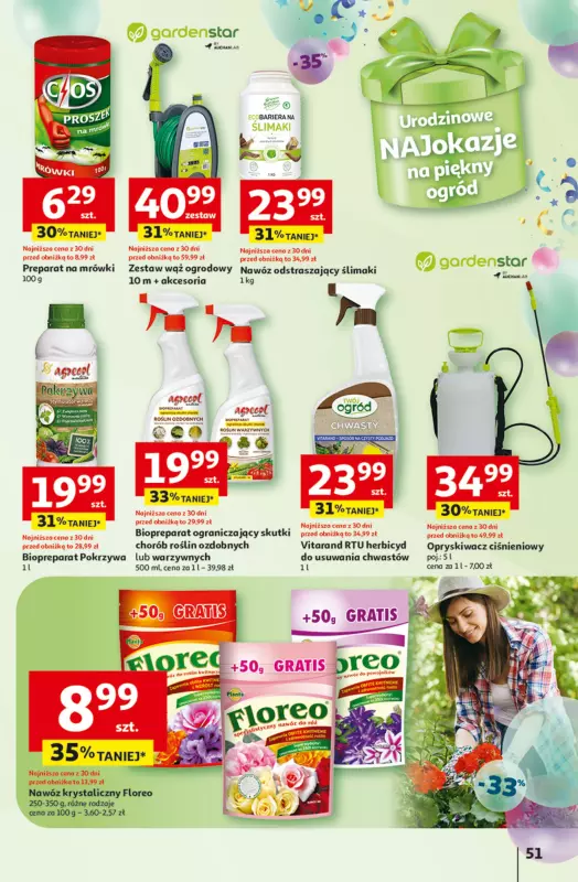 Auchan - gazetka promocyjna Te URODZINY są NAJ Hipermarket od czwartku 08.05 do środy 14.05 - strona 55