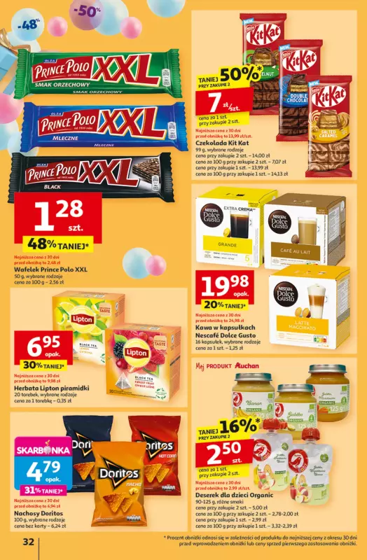 Auchan - gazetka promocyjna Te URODZINY są NAJ Hipermarket od czwartku 08.05 do środy 14.05 - strona 34