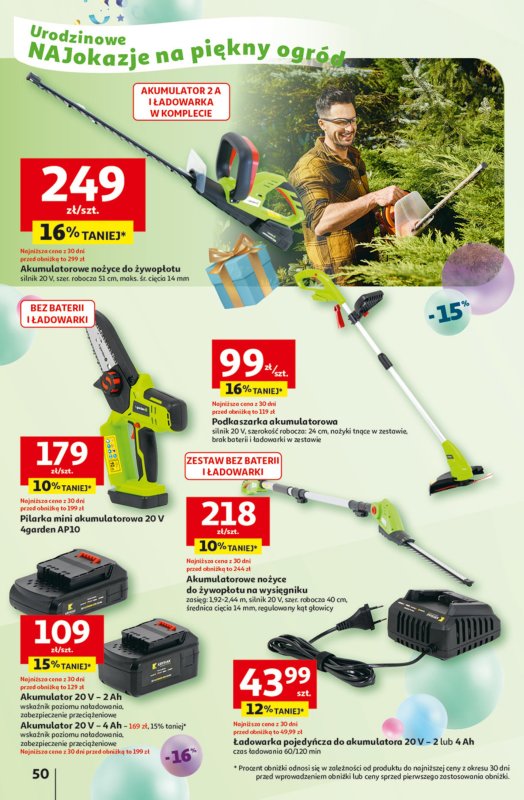 Auchan - gazetka promocyjna Te URODZINY są NAJ Hipermarket od czwartku 08.05 do środy 14.05 - strona 54