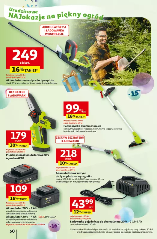 Auchan - gazetka promocyjna Te URODZINY są NAJ Hipermarket od czwartku 08.05 do środy 14.05 - strona 54
