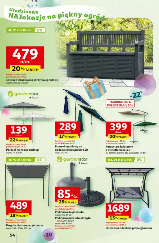 Auchan - gazetka promocyjna Te URODZINY są NAJ Hipermarket od czwartku 08.05 do środy 14.05 - strona 58