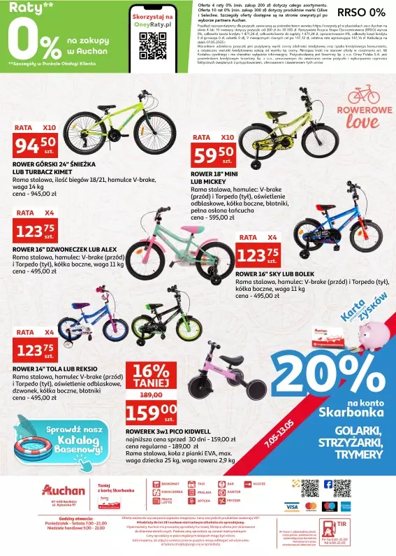 Auchan - gazetka promocyjna Gazetka Racibórz od środy 07.05 do wtorku 13.05 - strona 33
