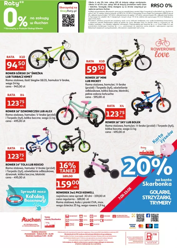Auchan - gazetka promocyjna Gazetka Zielona Góra od środy 07.05 do wtorku 13.05 - strona 33
