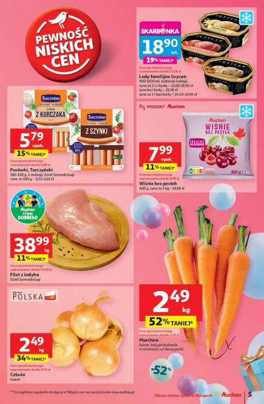 Auchan - gazetka promocyjna Te URODZINY są NAJ Moje Auchan od czwartku 15.05 do środy 21.05 - strona 7