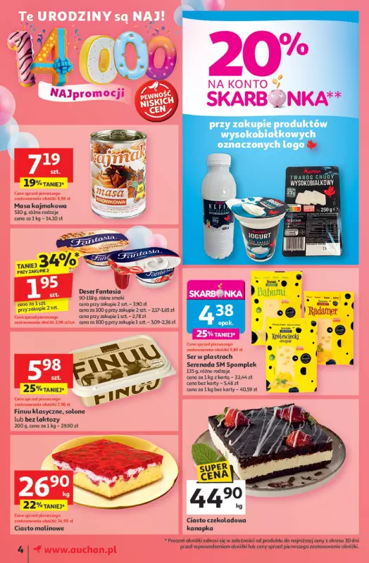 Auchan - gazetka promocyjna Te URODZINY są NAJ Moje Auchan od czwartku 15.05 do środy 21.05 - strona 6
