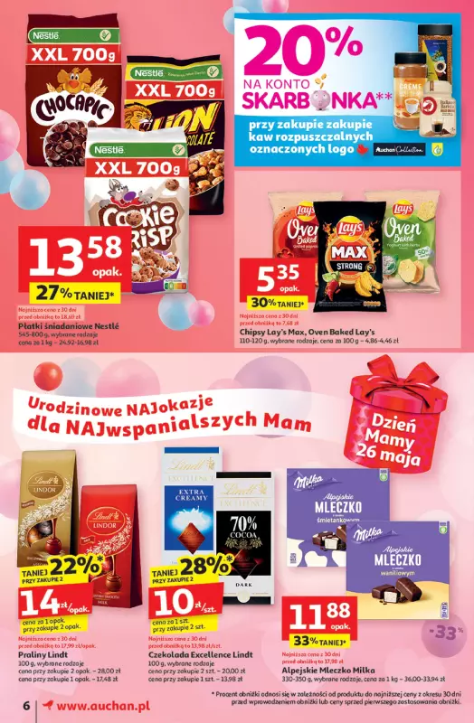 Auchan - gazetka promocyjna Te URODZINY są NAJ Moje Auchan od czwartku 15.05 do środy 21.05 - strona 8