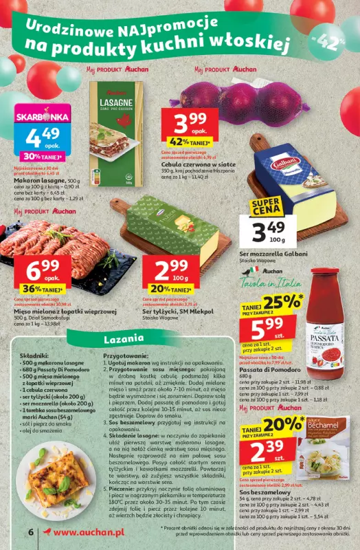 Auchan - gazetka promocyjna Te URODZINY są NAJ Supermarket od czwartku 15.05 do środy 21.05 - strona 8