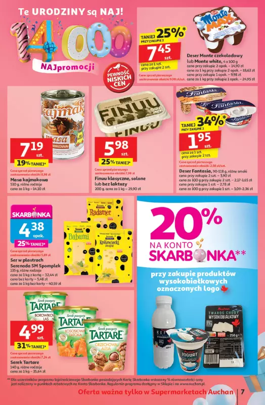 Auchan - gazetka promocyjna Te URODZINY są NAJ Supermarket od czwartku 15.05 do środy 21.05 - strona 9