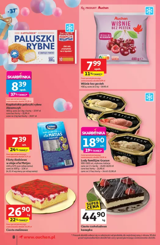 Auchan - gazetka promocyjna Te URODZINY są NAJ Supermarket od czwartku 15.05 do środy 21.05 - strona 10