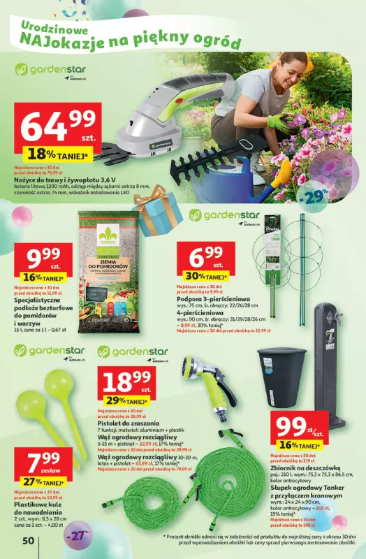 Auchan - gazetka promocyjna Te URODZINY są NAJ Hipermarket od czwartku 15.05 do środy 21.05 - strona 54