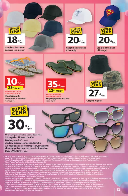 Auchan - gazetka promocyjna Te URODZINY są NAJ Hipermarket  do środy 21.05 - strona 43