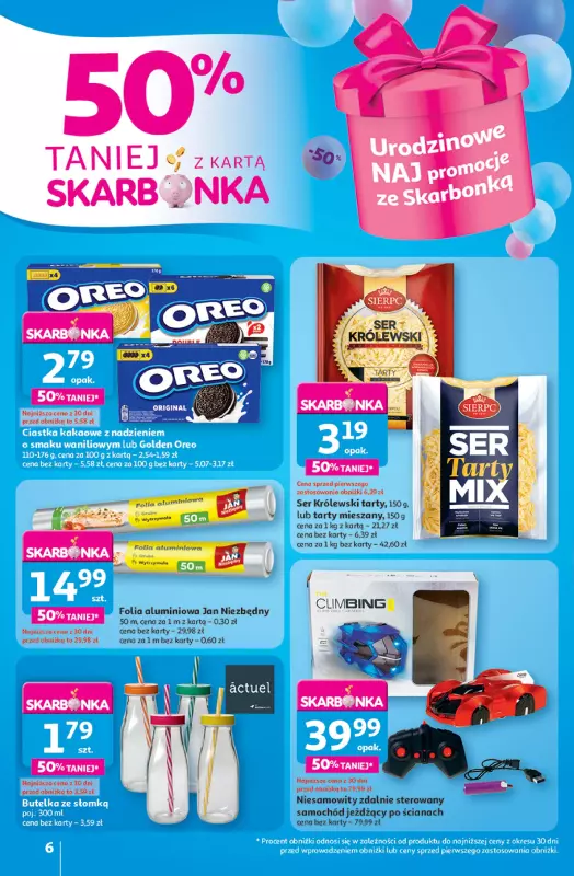 Auchan - gazetka promocyjna Te URODZINY są NAJ Hipermarket od czwartku 15.05 do środy 21.05 - strona 6