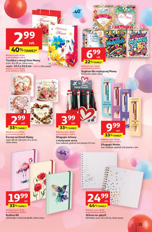 Auchan - gazetka promocyjna Te URODZINY są NAJ Hipermarket  do środy 21.05 - strona 17
