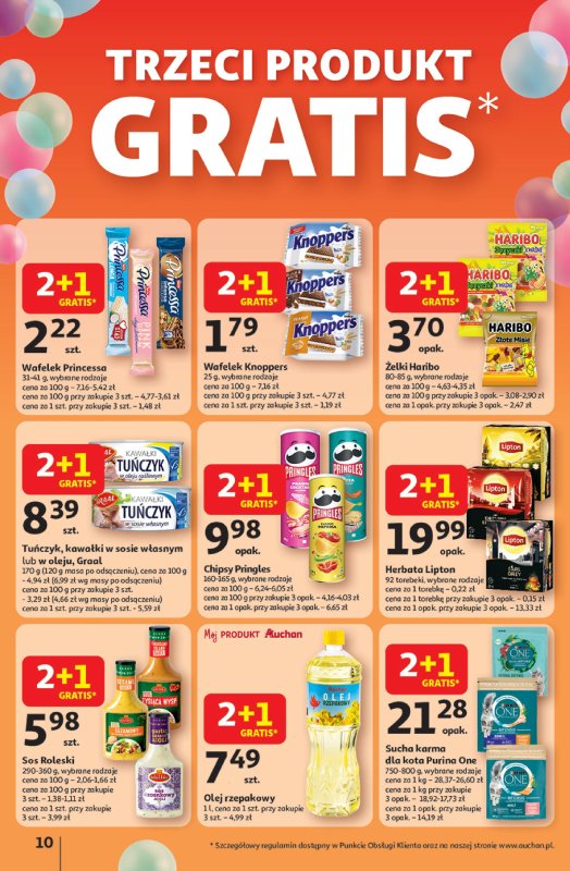 Auchan - gazetka promocyjna Te URODZINY są NAJ Hipermarket od czwartku 15.05 do środy 21.05 - strona 10