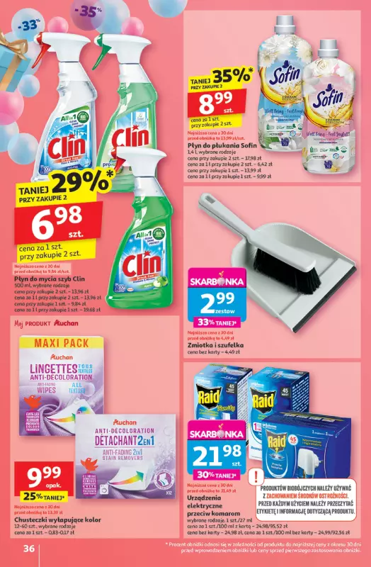 Auchan - gazetka promocyjna Te URODZINY są NAJ Hipermarket od czwartku 15.05 do środy 21.05 - strona 38