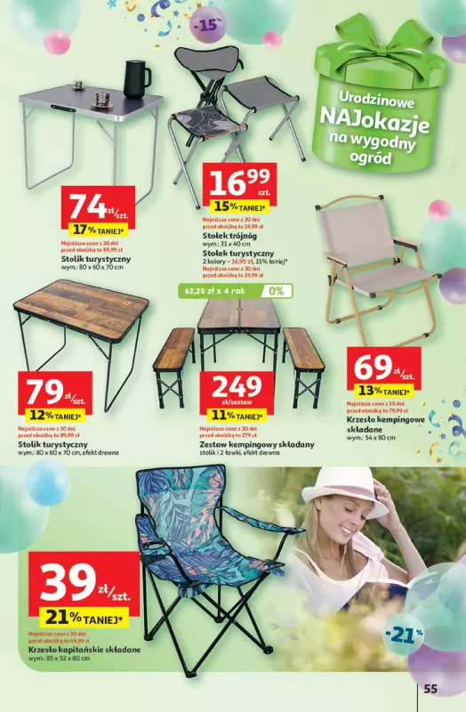 Auchan - gazetka promocyjna Te URODZINY są NAJ Hipermarket  do środy 21.05 - strona 59