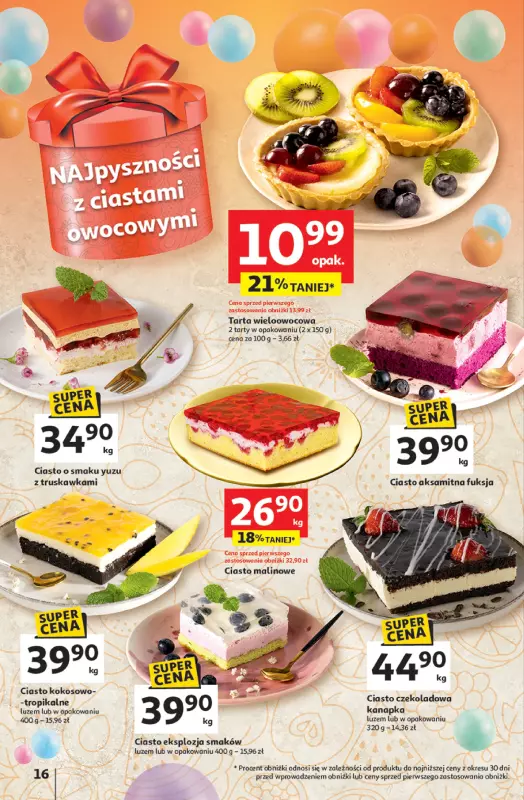 Auchan - gazetka promocyjna Te URODZINY są NAJ Hipermarket  do środy 21.05 - strona 18