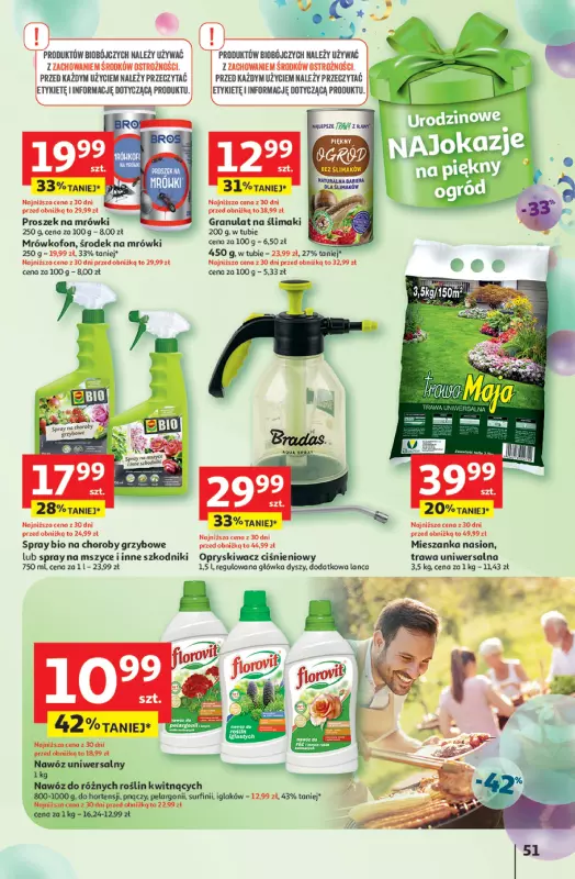 Auchan - gazetka promocyjna Te URODZINY są NAJ Hipermarket od czwartku 15.05 do środy 21.05 - strona 55