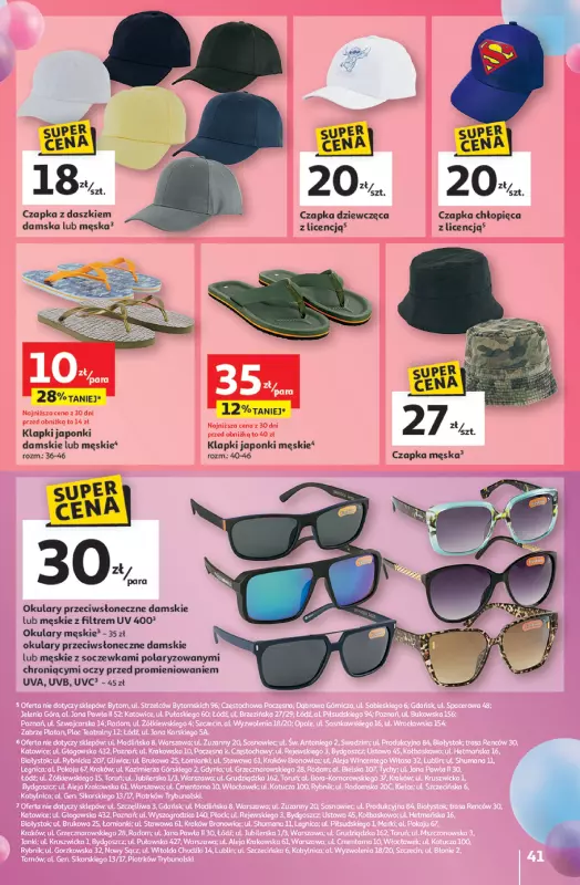 Auchan - gazetka promocyjna Te URODZINY są NAJ Hipermarket od czwartku 15.05 do środy 21.05 - strona 43