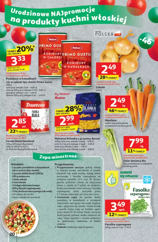 Auchan - gazetka promocyjna Te URODZINY są NAJ Hipermarket  do środy 21.05 - strona 22