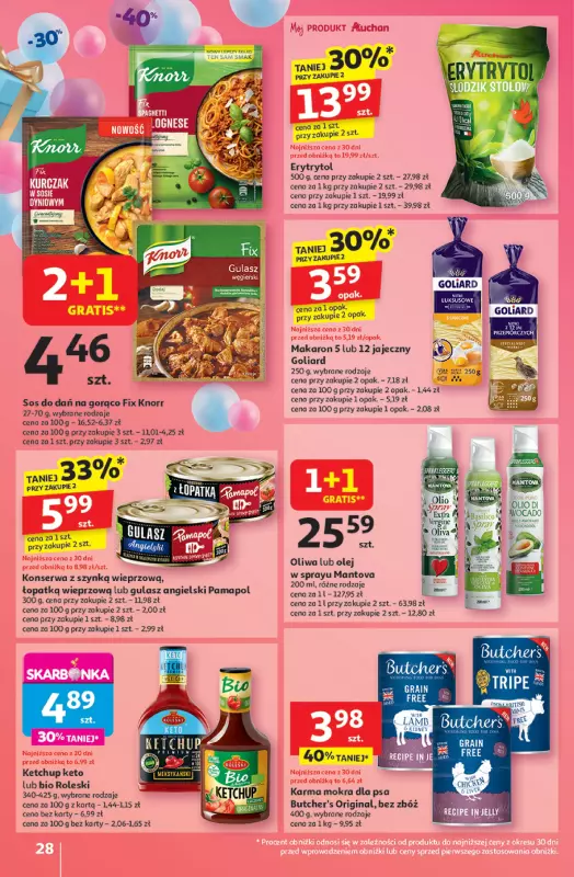Auchan - gazetka promocyjna Te URODZINY są NAJ Hipermarket od czwartku 15.05 do środy 21.05 - strona 30