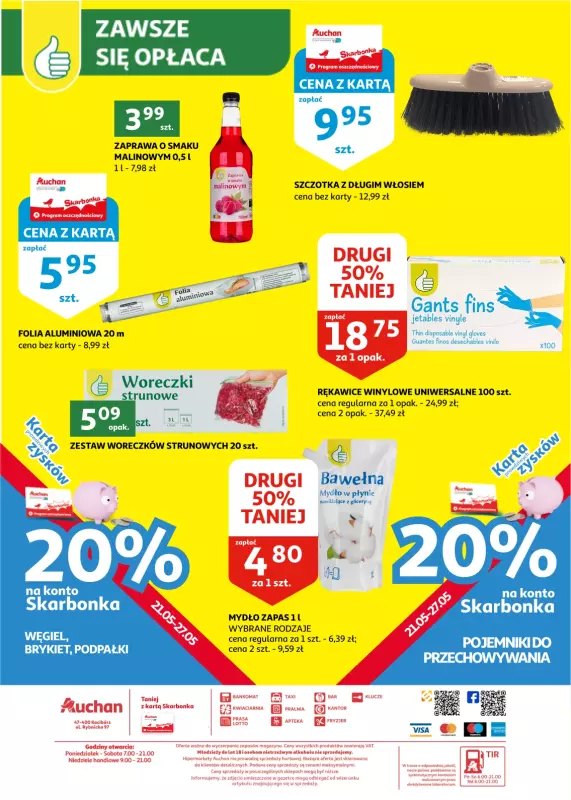 Auchan - gazetka promocyjna Gazetka Racibórz I Prezenty od serca na Dzień Mamy od środy 21.05 do wtorku 27.05 - strona 28