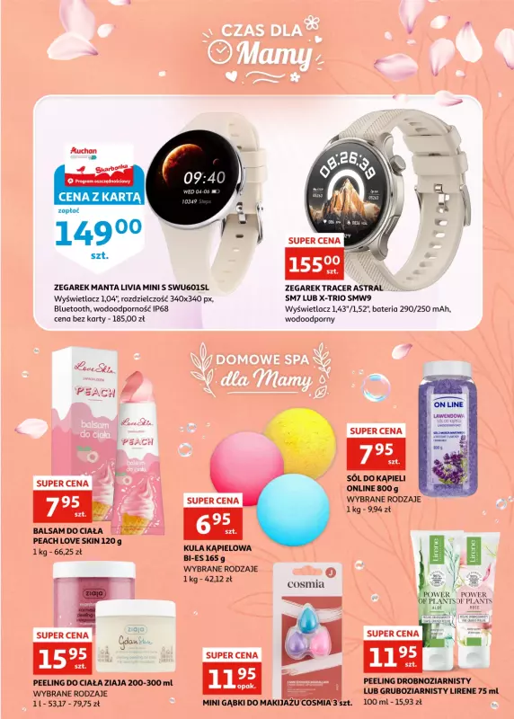 Auchan - gazetka promocyjna Gazetka Racibórz I Prezenty od serca na Dzień Mamy od środy 21.05 do wtorku 27.05 - strona 3