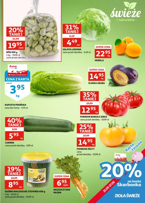 Auchan - gazetka promocyjna Gazetka Zielona Góra I Prezenty od serca na Dzień Mamy od środy 21.05 do wtorku 27.05 - strona 11