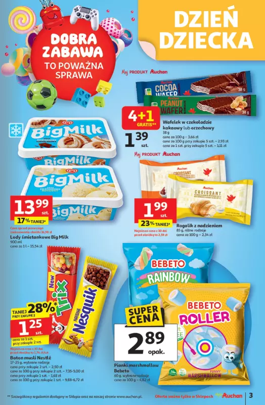 Auchan - gazetka promocyjna Uśmiech mamy? Zaplanowany! Moje Auchan   - strona 3