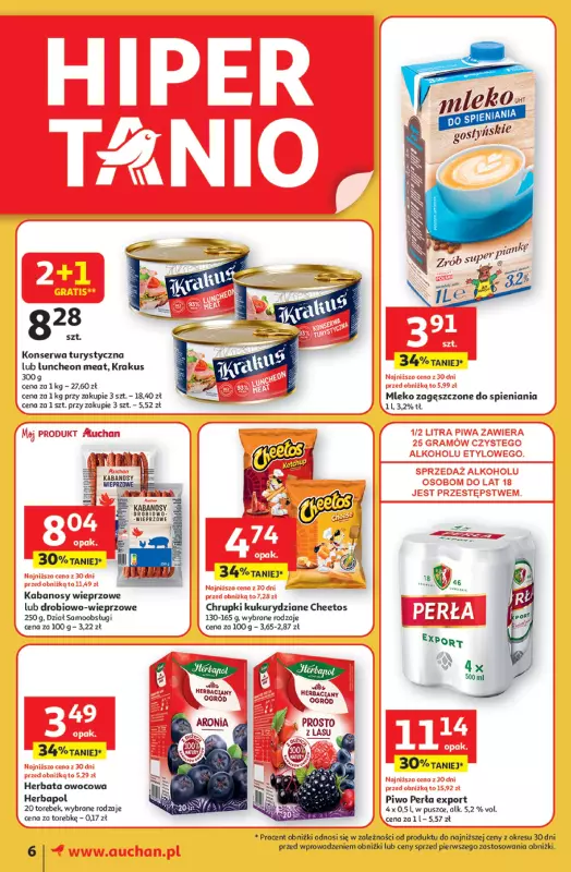 Auchan - gazetka promocyjna Uśmiech mamy? Zaplanowany! Moje Auchan  do środy 28.05 - strona 8