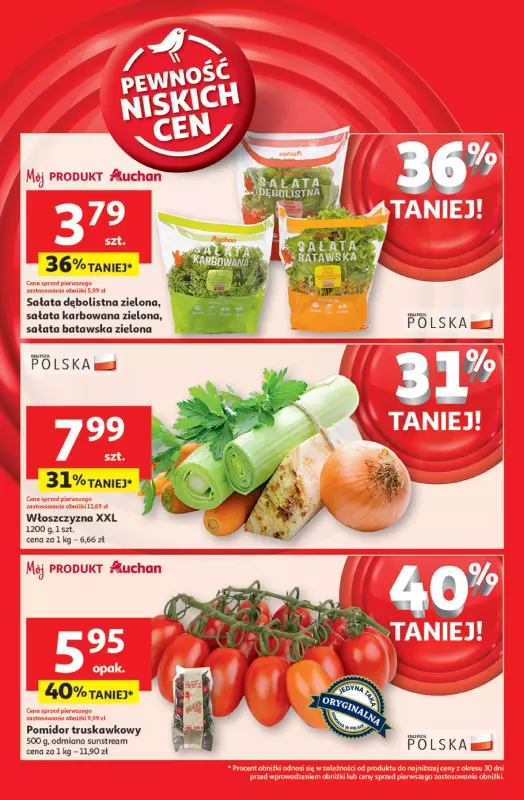 Auchan - gazetka promocyjna Gazetka Uśmiech mamy? Zaplanowany! Supermarket Auchan od czwartku 22.05 do środy 28.05 - strona 6