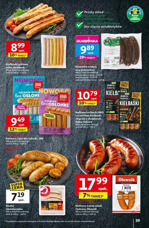 Auchan - gazetka promocyjna Gazetka Uśmiech mamy? Zaplanowany! Hipermarket Auchan od czwartku 22.05 do środy 28.05 - strona 41