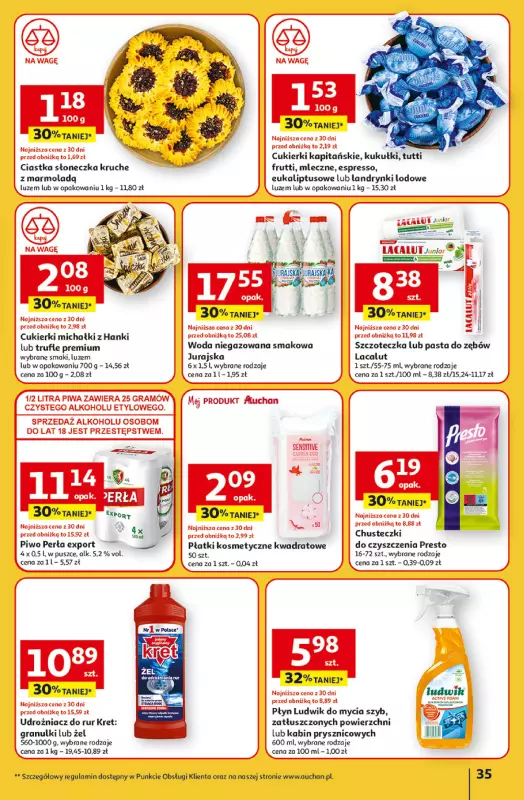 Auchan - gazetka promocyjna Gazetka Uśmiech mamy? Zaplanowany! Hipermarket Auchan od czwartku 22.05 do środy 28.05 - strona 35