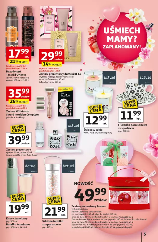 Auchan - gazetka promocyjna Gazetka Uśmiech mamy? Zaplanowany! Hipermarket Auchan od czwartku 22.05 do środy 28.05 - strona 5