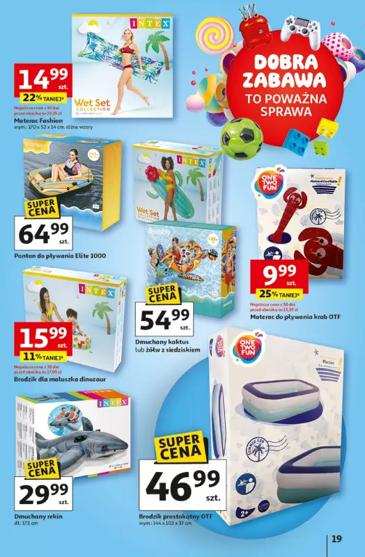 Auchan - gazetka promocyjna Gazetka Uśmiech mamy? Zaplanowany! Hipermarket Auchan  do środy 28.05 - strona 19