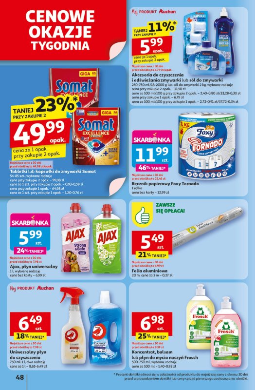 Auchan - gazetka promocyjna Gazetka Uśmiech mamy? Zaplanowany! Hipermarket Auchan od czwartku 22.05 do środy 28.05 - strona 50