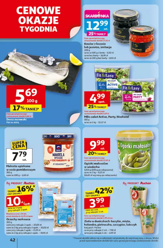 Auchan - gazetka promocyjna Gazetka Uśmiech mamy? Zaplanowany! Hipermarket Auchan  do środy 28.05 - strona 44