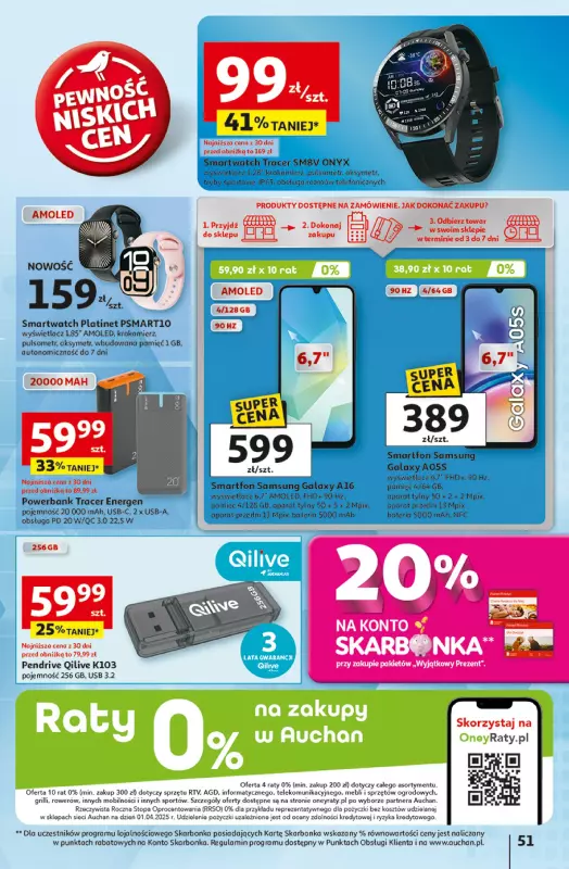 Auchan - gazetka promocyjna Gazetka Uśmiech mamy? Zaplanowany! Hipermarket Auchan od czwartku 22.05 do środy 28.05 - strona 53