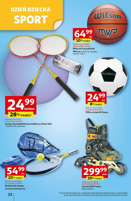 Auchan - gazetka promocyjna Gazetka Uśmiech mamy? Zaplanowany! Hipermarket Auchan  do środy 28.05 - strona 22