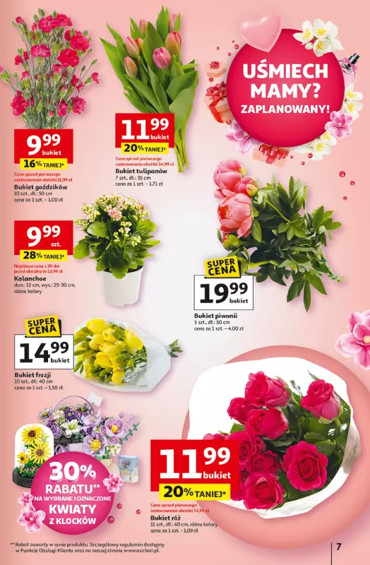Auchan - gazetka promocyjna Gazetka Uśmiech mamy? Zaplanowany! Hipermarket Auchan  do środy 28.05 - strona 7