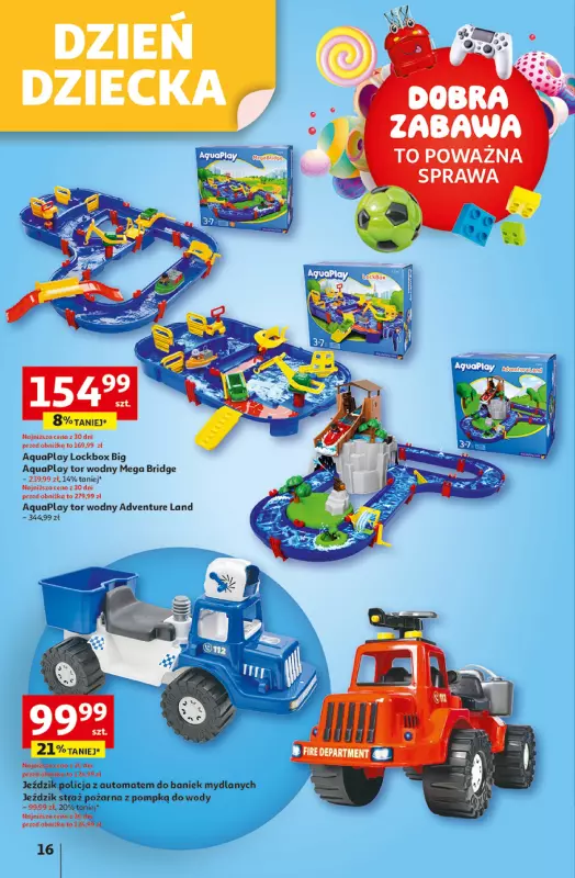 Auchan - gazetka promocyjna Gazetka Uśmiech mamy? Zaplanowany! Hipermarket Auchan  do środy 28.05 - strona 16