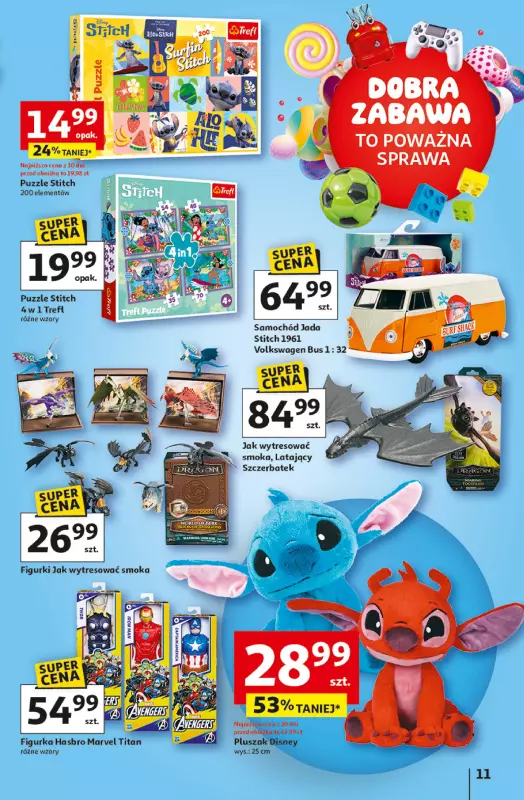 Auchan - gazetka promocyjna Gazetka Uśmiech mamy? Zaplanowany! Hipermarket Auchan  do środy 28.05 - strona 11