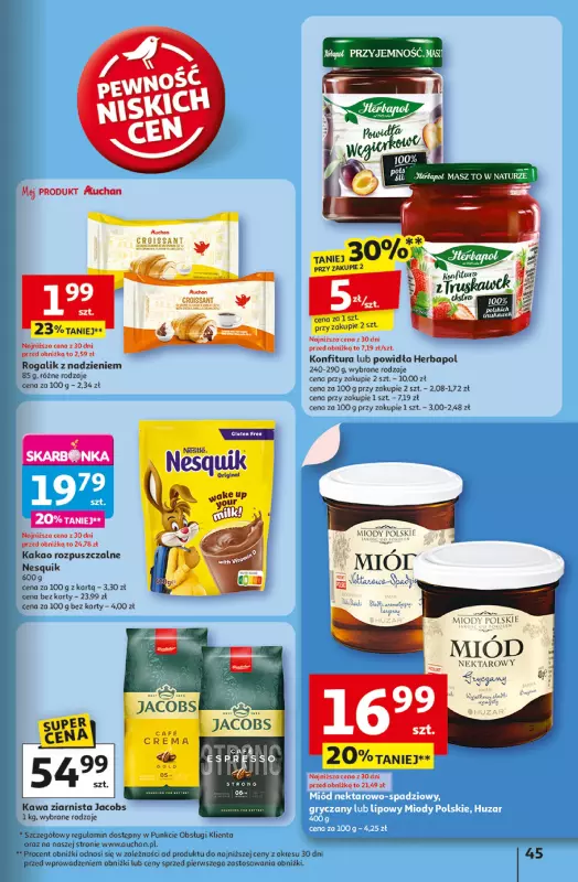 Auchan - gazetka promocyjna Gazetka Uśmiech mamy? Zaplanowany! Hipermarket Auchan od czwartku 22.05 do środy 28.05 - strona 47