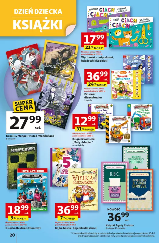 Auchan - gazetka promocyjna Gazetka Uśmiech mamy? Zaplanowany! Hipermarket Auchan  do środy 28.05 - strona 20