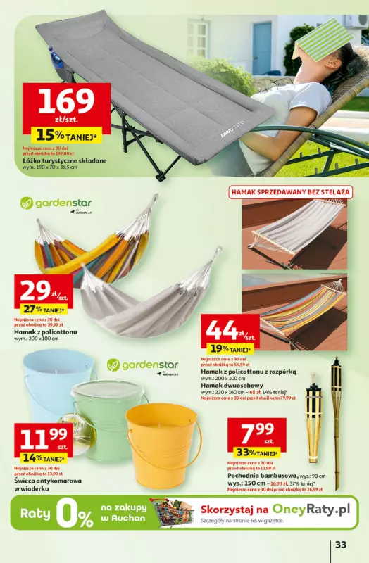Auchan - gazetka promocyjna Gazetka Uśmiech mamy? Zaplanowany! Hipermarket Auchan  do środy 28.05 - strona 33