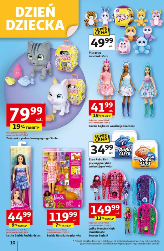 Auchan - gazetka promocyjna Gazetka Uśmiech mamy? Zaplanowany! Hipermarket Auchan  do środy 28.05 - strona 10