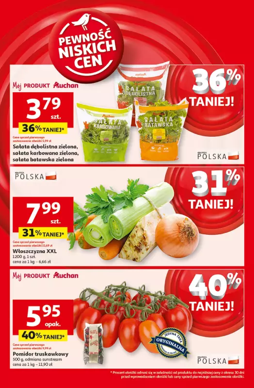 Auchan - gazetka promocyjna Gazetka Uśmiech mamy? Zaplanowany! Hipermarket Auchan  do środy 28.05 - strona 36