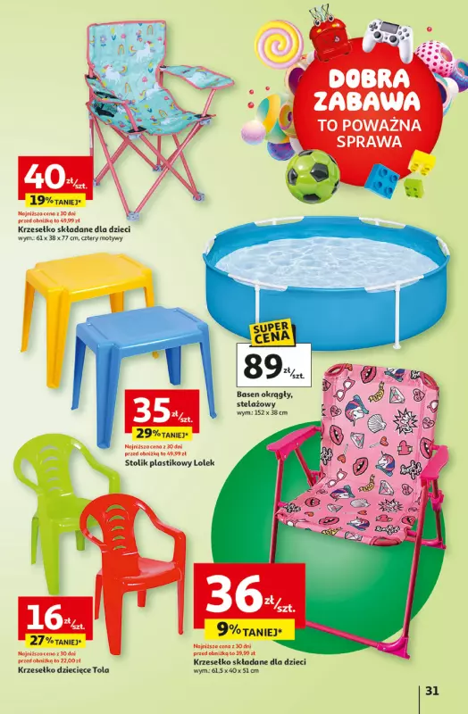 Auchan - gazetka promocyjna Gazetka Uśmiech mamy? Zaplanowany! Hipermarket Auchan  do środy 28.05 - strona 31